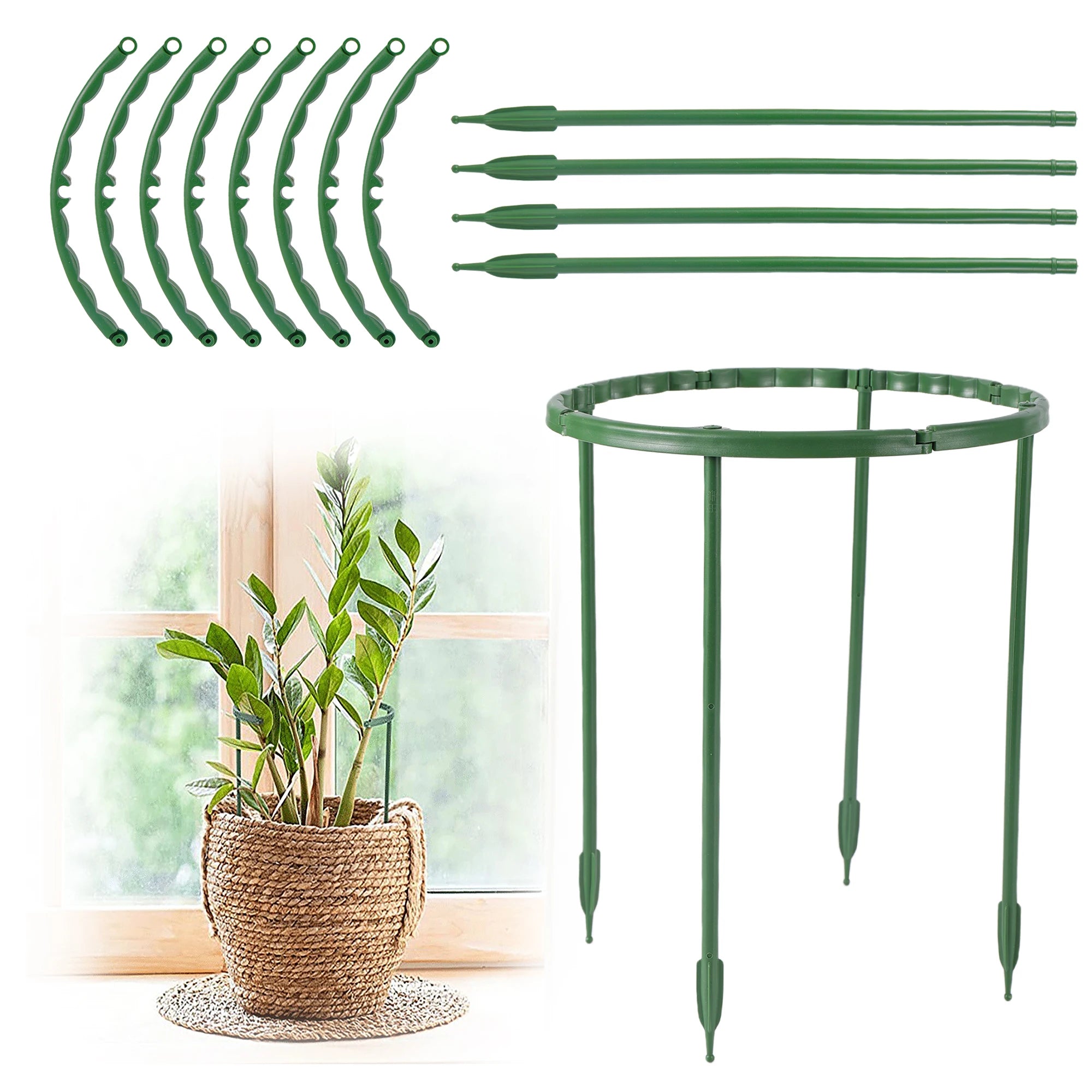 10-Piece Plant Support Pile Stand