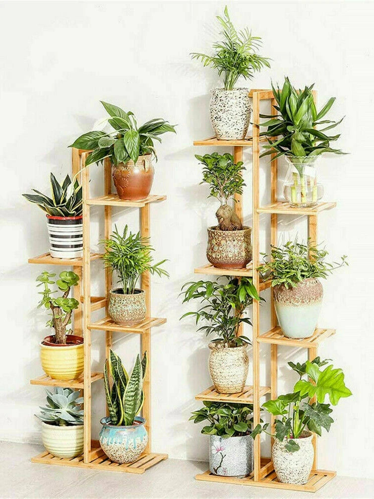 Bamboo Plant Stand Shelf