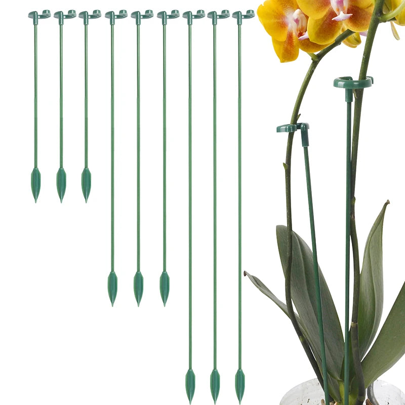 5-Piece Plant Support Stakes and Clips