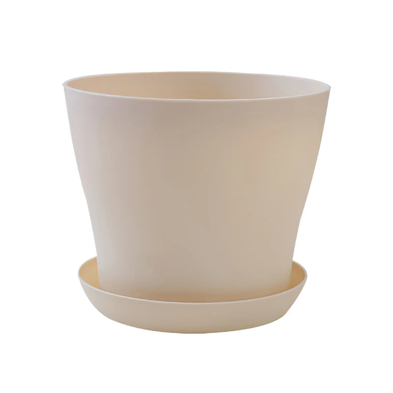 Plastic Pot with Tray