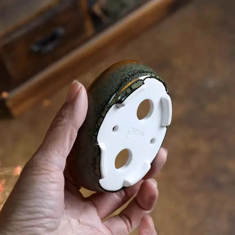 Small Glazed Bonsai Vase Pots