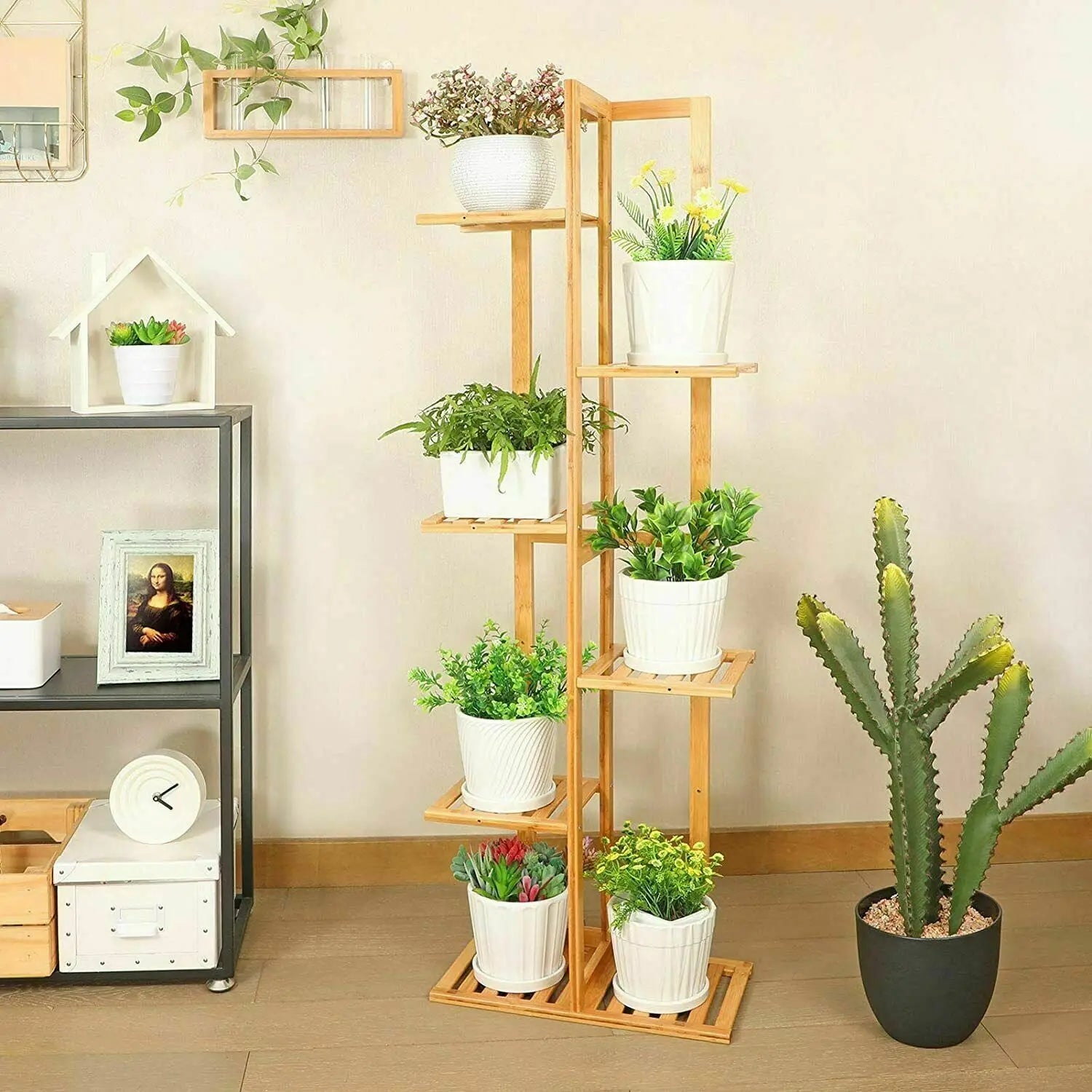 Bamboo Plant Stand Shelf