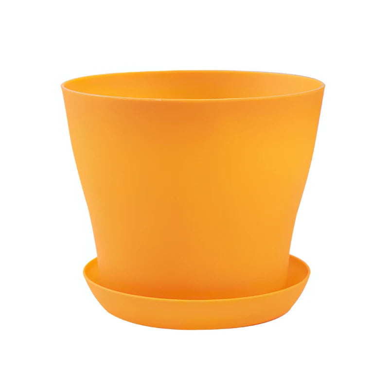 Plastic Pot with Tray