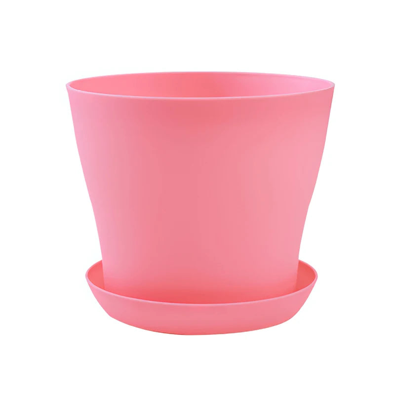 Plastic Pot with Tray