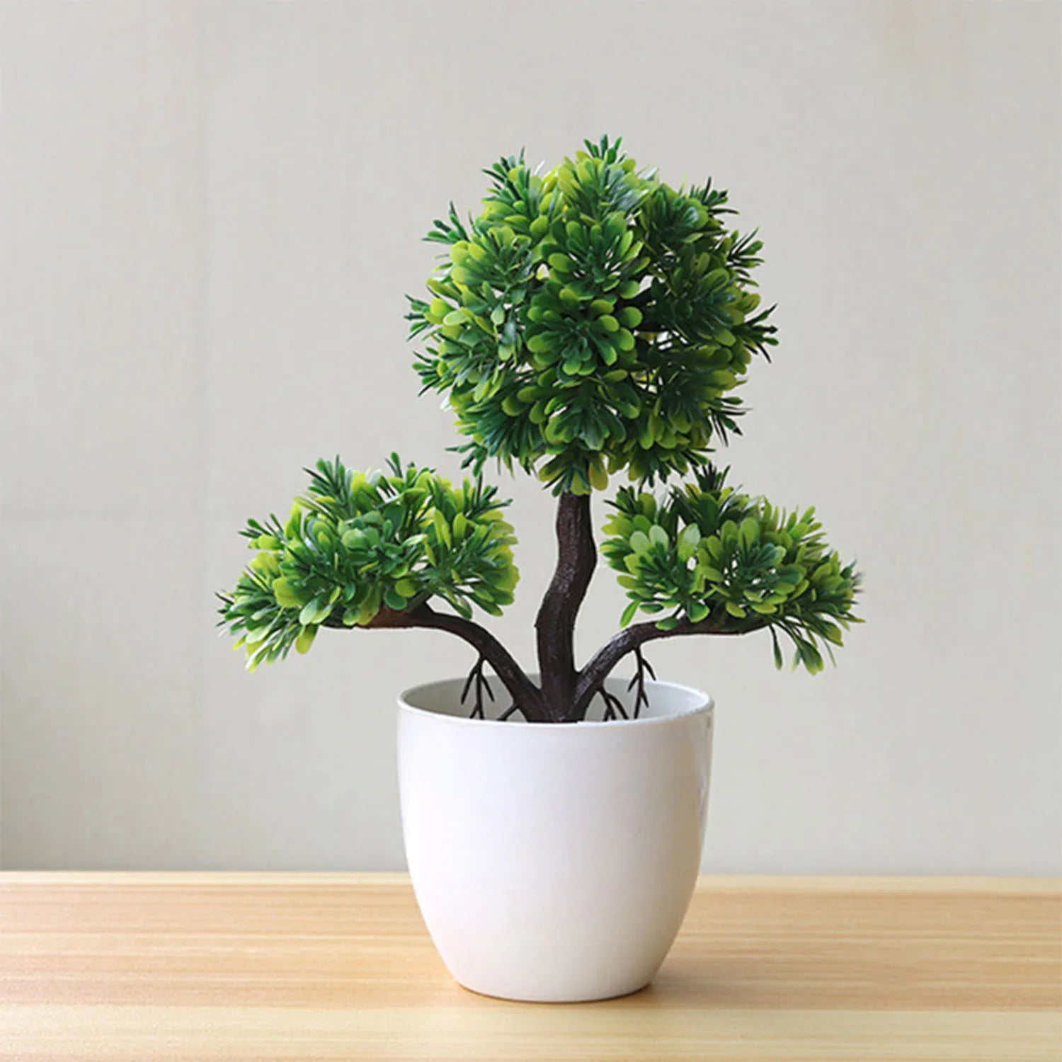 Green Artificial Potted Bonsai Plant