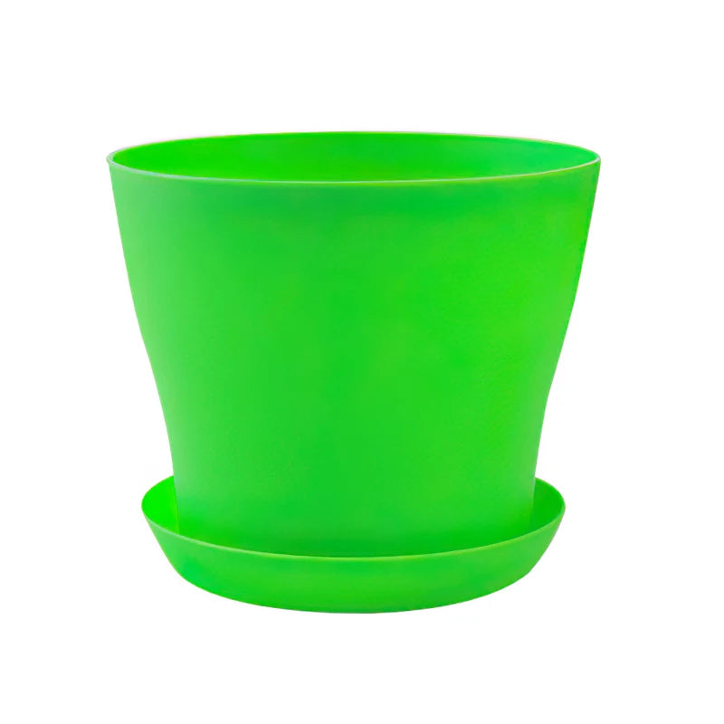 Plastic Pot with Tray