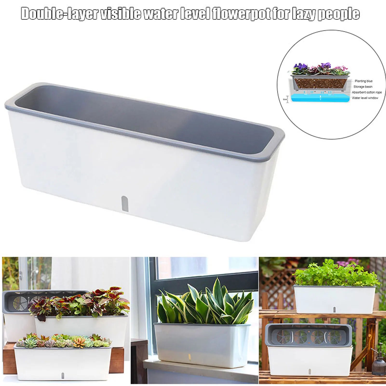 Self-Watering Planter Pots