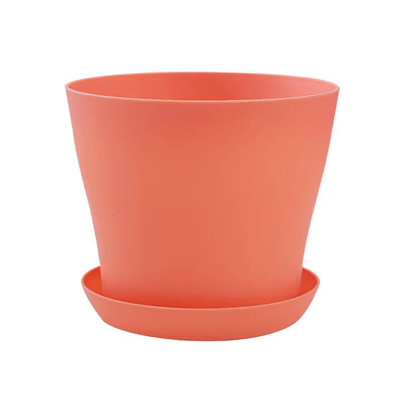 Plastic Pot with Tray